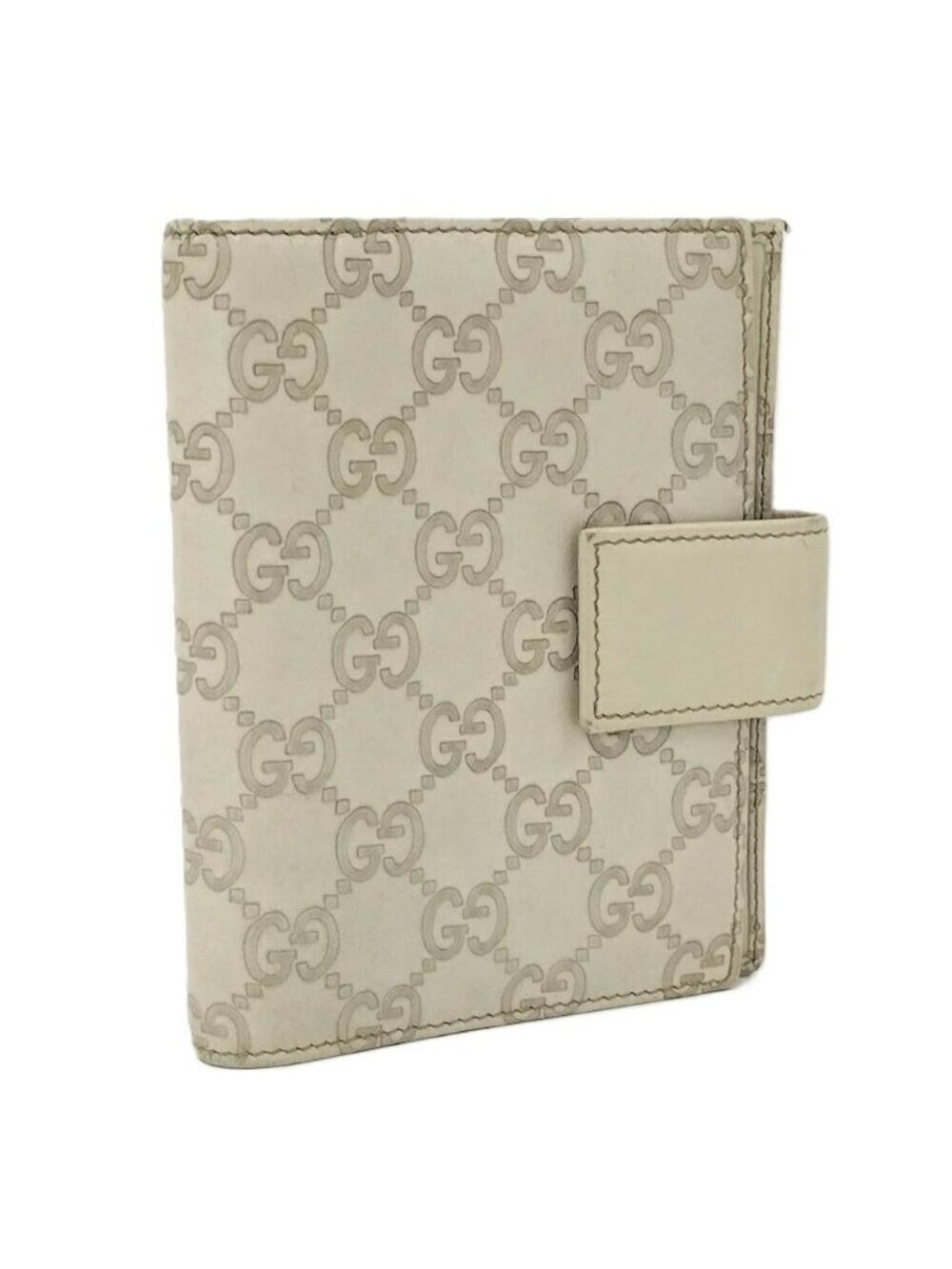Gucci Notebook Cover Guccissima Leather Ivory Agenda